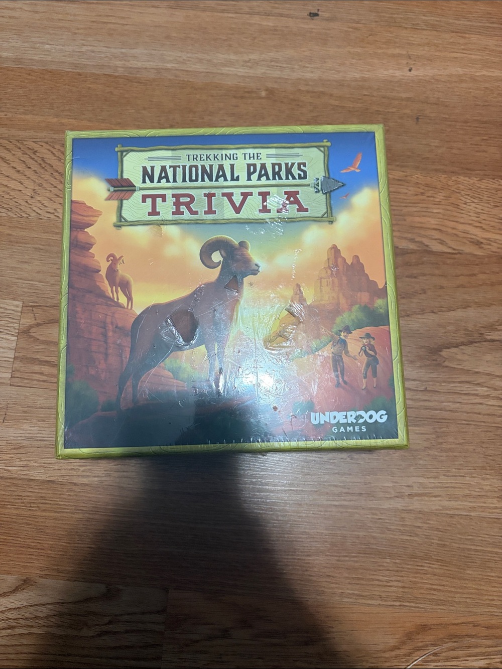 Trekking the National Parks Trivia Game - Yellow/Orange by